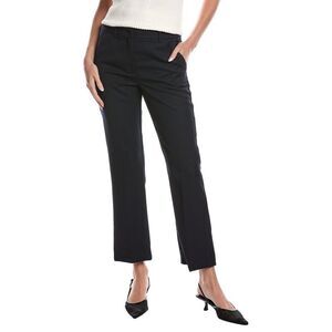 Marella Womens Gargano Wool-Blend Trouser, Black